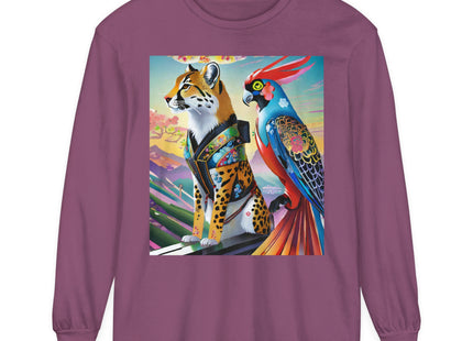 Cybernetic Duets Garment-dyed Long Sleeve T-Shirt