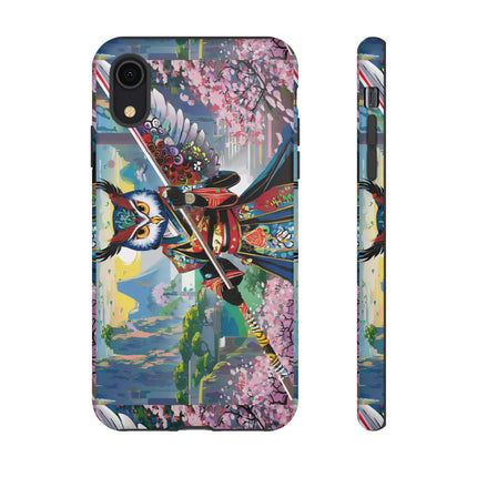 Cyberpunk Samurai Owl Phone Cases