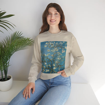Almond Blossom by Vincent van Gogh Heavy Blend™ Crewneck Sweatshirt