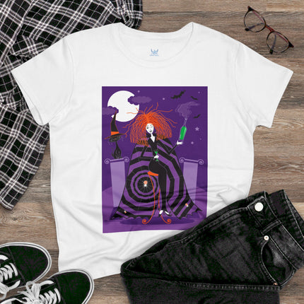 Mystic Elegance Women's Midweight Cotton Tee