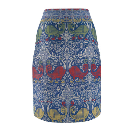 Arabesques by Émile Prisse d'Avennes Women's Pencil Skirt (AOP)