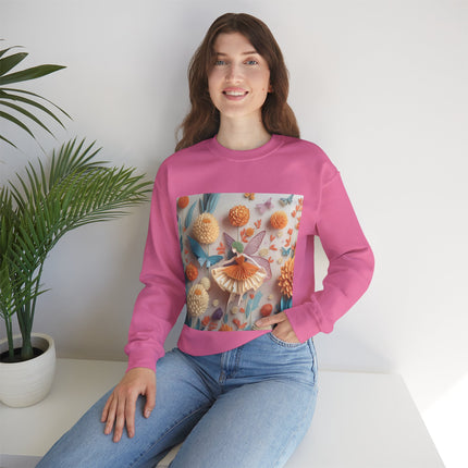 Dahlia Fairy Unisex Heavy Blend™ Crewneck Sweatshirt