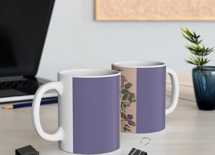 Watercolor of a Clematis by Alice Bailly Ceramic Mug 11oz