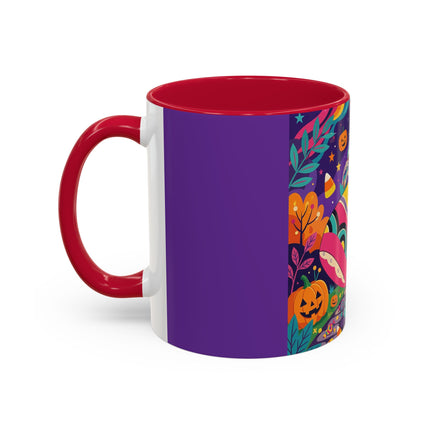 🌙🎃 The Lady Of Moonbeam Hollow Colorful Mug – Whimsical Halloween Charm