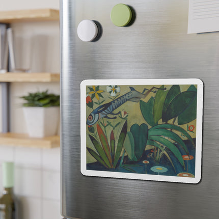 The Leap of the Rabbit by Amadeo de Souza-Cardoso Die-Cut Magnets (5 Sizes)