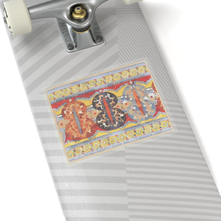Reproduction of the Shield Frieze by Emile Gilliéron Kiss-Cut Stickers (4 Sizes)