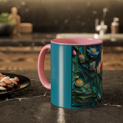 Ethereal Moonlit Lake Colorful Mugs (11oz, 15oz)