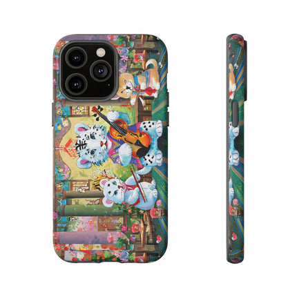 Melodies of the Snow Lion Cub Phone Cases