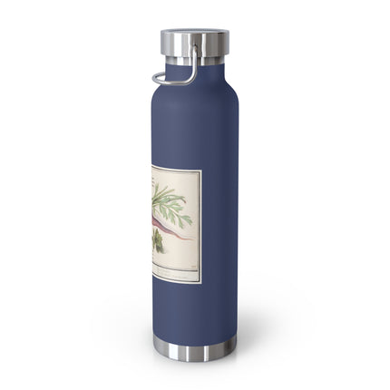 Carrot, Daucus carota and red currant, Ribes rubrum by Anselmus Boëtius de Boodt Copper Vacuum Insulated Bottle, 22oz