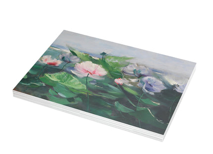 Water Lilies by Karl Hagemeister Postcards (envelopes included) - Bundles of 10, 30, 50 Pieces