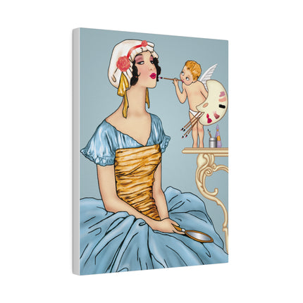 The Fairy’s Reflection – A Vintage Portrait of Charm