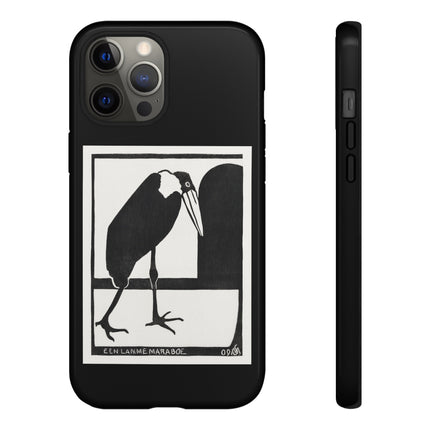 A Lame Marabou by Samuel Jessurun de Mesquita Phone Cases