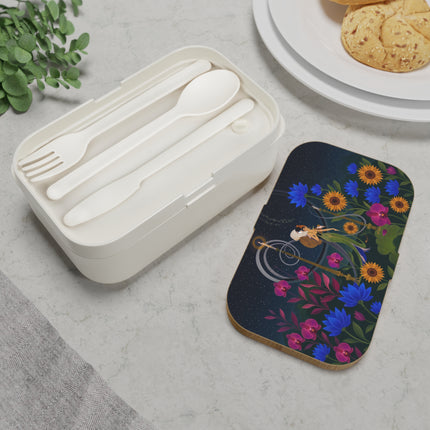 🌙🕯️ The Lady Of The Midnight Garden Bento Lunch Box – Art Deco Nocturne