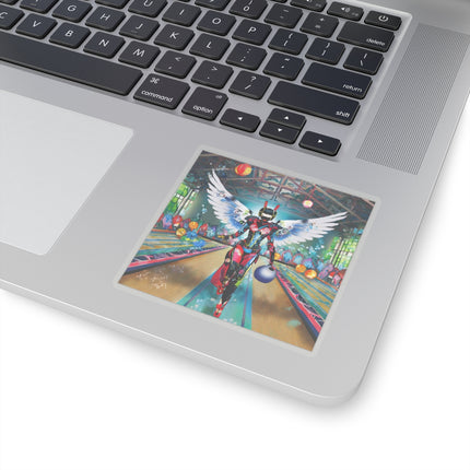 Samurai Robot Angels Kiss-Cut Stickers (4 Sizes)