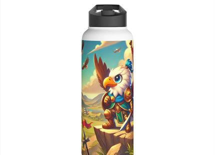 Watchful Guardian Stainless Steel Water Bottle, Standard Lid