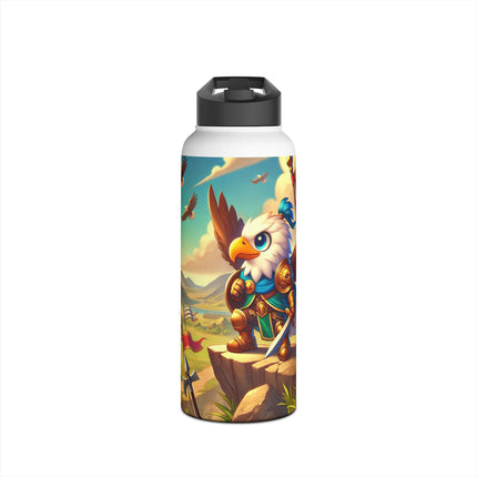 Watchful Guardian Stainless Steel Water Bottle, Standard Lid