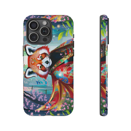 Cybernetic Red Panda Phone Cases