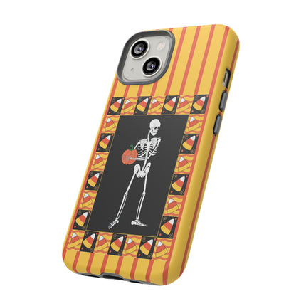 Candy Corn Skeleton Phone Cases