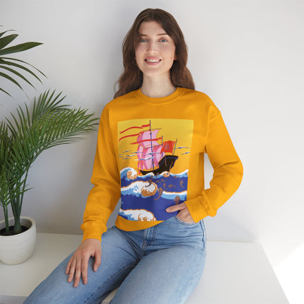 Golden Seas and Whimsical Dreams Heavy Blend™ Crewneck Sweatshirt