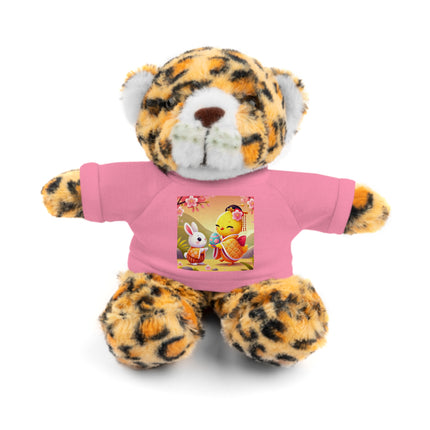 Whimsical Springtime Exchange Stuffed Animals with Tee