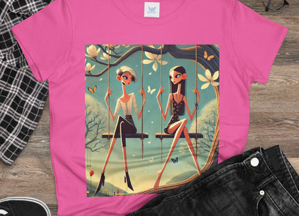 Whispers on the Spring Swing Cotton Tee