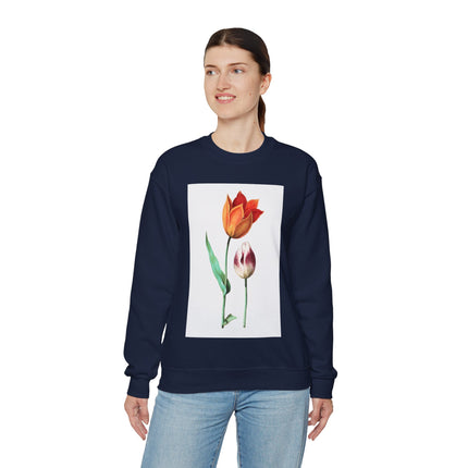 Tulip by Anselmus Boëtius de Boodt Heavy Blend™ Crewneck Sweatshirt