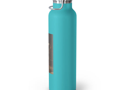 A Rich Kirghiz Huntsman with a Falcon by Vasily Vereshchagin Copper Vacuum Insulated Bottle, 22oz