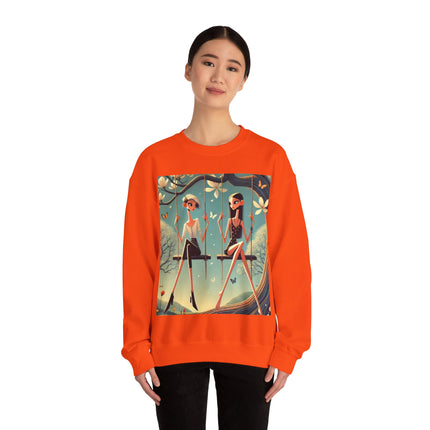 Whispers on the Spring Swing Heavy Blend™ Crewneck Sweatshirt