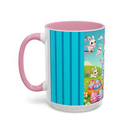 Springtime Kitten’s Easter Joy Colorful Mugs (11oz, 15oz)
