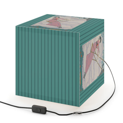 La balançoire by Georges Lepape Light Cube Lamp