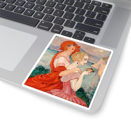 Sur la Route d'Anacapri by Gerda Wegener Kiss-Cut Stickers (4 Sizes)