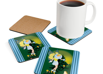 The Enchanted Encounter Corkwood Coaster Set