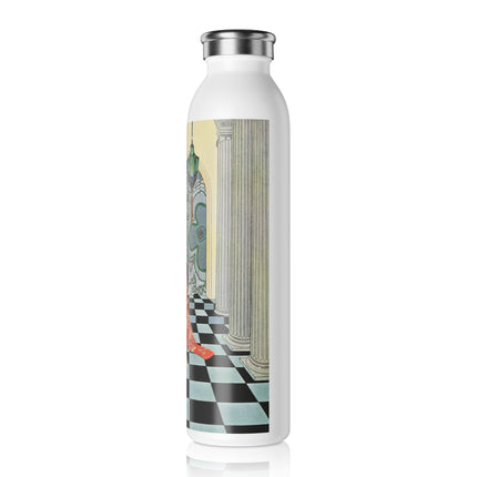 Cadmus Beheld a Female Figure by Virginia Frances Sterrett Slim Water Bottle