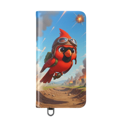 🐦✈️ The Cardinal Dive Bomber Flip Case – Bold Flight & Fearless Adventure