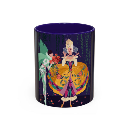 Moonlit Masquerade: The Fairy Queen's Ball Colorful Mug (11oz, 15oz) – Fairy Tale Elegance, Fantasy Charm & Enchanted Style