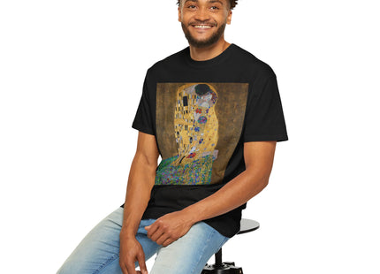 The Kiss by Gustav Klimt Unisex Garment-Dyed T-shirt