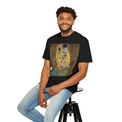 The Kiss by Gustav Klimt Unisex Garment-Dyed T-shirt