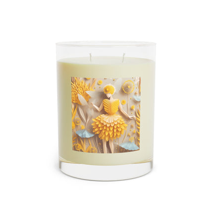 Dandelion Fairy Scented Candle - Full Glass, 11oz - The White Tea & Fig, The Lavender & Sage, and The Ocean Mist & Moss