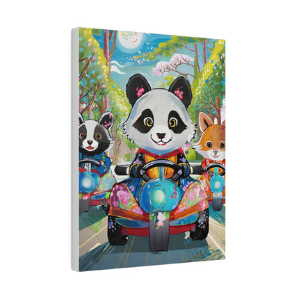 Bumper Car Bonanza Matte Canvas, Stretched, 0.75"