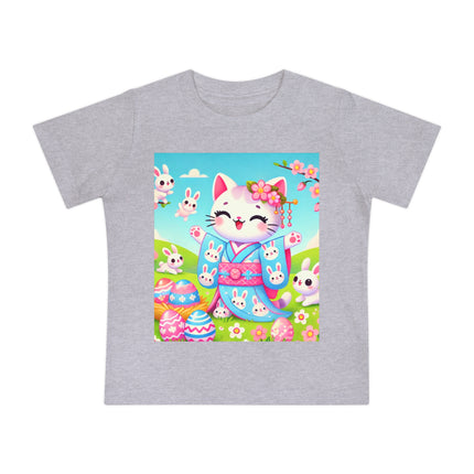 Springtime Kitten’s Easter Joy Baby Short Sleeve T-Shirt