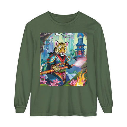 Cyberpunk Leopard Long Sleeve T-Shirt