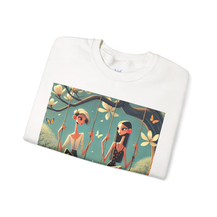 Whispers on the Spring Swing Heavy Blend™ Crewneck Sweatshirt