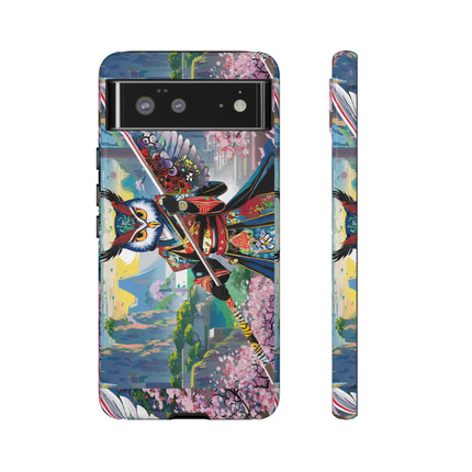 Cyberpunk Samurai Owl Phone Cases