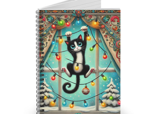 Mischief in Tinselland Spiral Notebook - Ruled Line