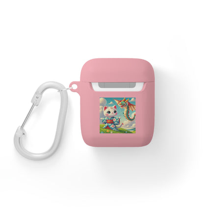 Geisha Kitten and the Dragon Kite AirPods and AirPods Pro Case