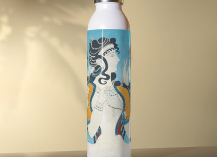 Reproduction of Ladies in Blue by Emile Gilliéron Slim Water Bottle