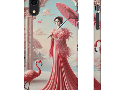 Petals, Porcelain, and Flamingos Phone Cases