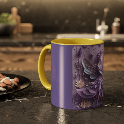 Lavender Fairy Colorful Mugs (11oz, 15oz)