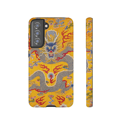 Majestic Dragon Regalia – Imperial 12-Symbol Robe Phone Cases