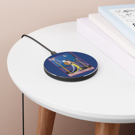 Smoke and Secrets: A Glamorous Encounter in Prohibition Era Wireless Charger